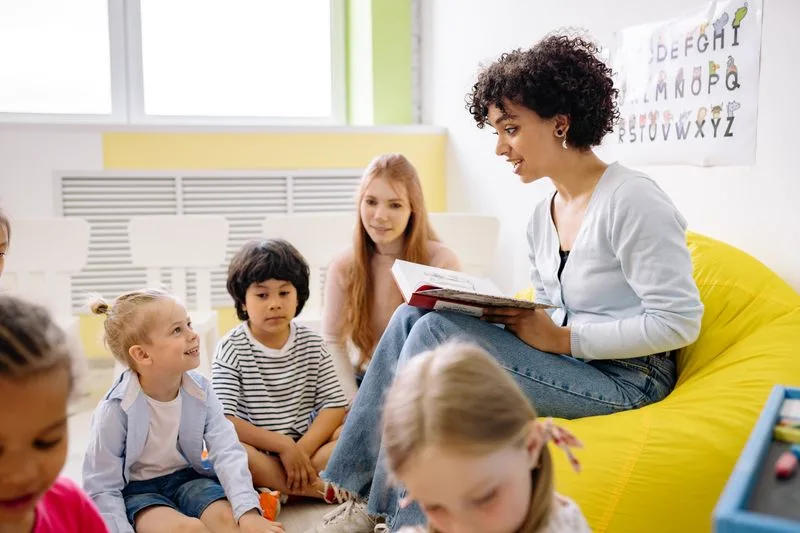 Children in a school setting